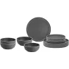 Brunner - Set stoviglie Midday Dolomit Grey 12 pz.