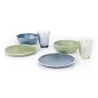 Brunner - Set stoviglie Midday Dolomit Blue 12 pz.