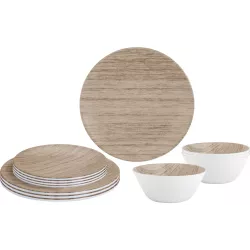 Brunner - Set stoviglie Midday Sequoia 12 pz.