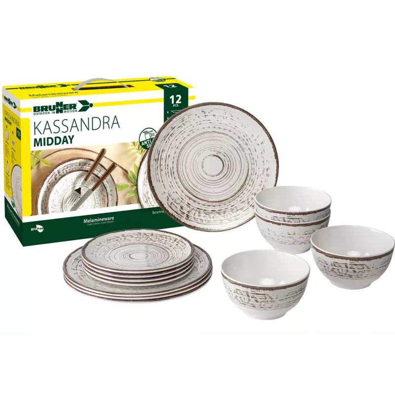 Brunner - Set stoviglie Midday Kassandra 12 pz.