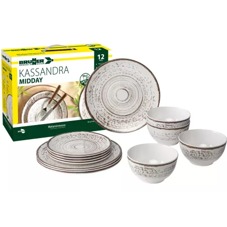 Brunner - Set stoviglie Midday Kassandra 12 pz.