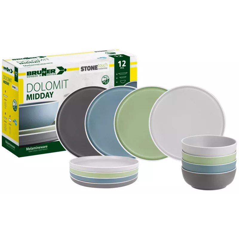 Brunner - Set stoviglie Midday Dolomit 12 pz.