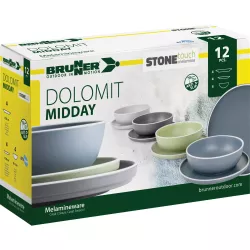 Brunner - Set stoviglie Midday Dolomit 12 pz.