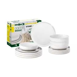 Brunner - Set stoviglie Midday Odette 12 pz.