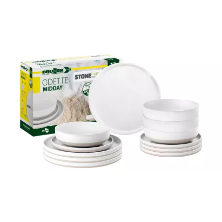 Brunner - Set stoviglie Midday Odette 12 pz.