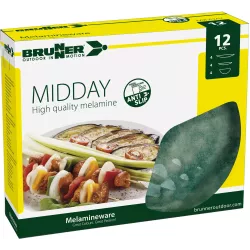 Brunner - Set stoviglie Midday Sea Green 12 pz.