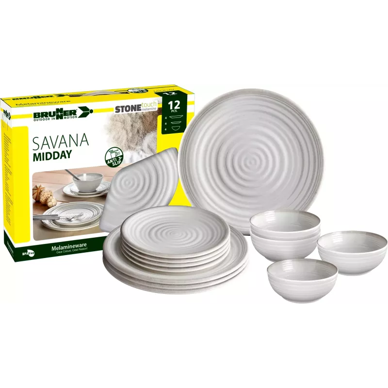 Brunner - Set stoviglie Midday Savana 12 pz.