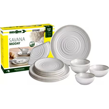 Brunner - Set stoviglie Midday Savana 12 pz.