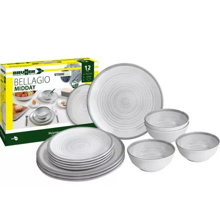 Brunner - Set stoviglie Midday Bellagio 12 pz.