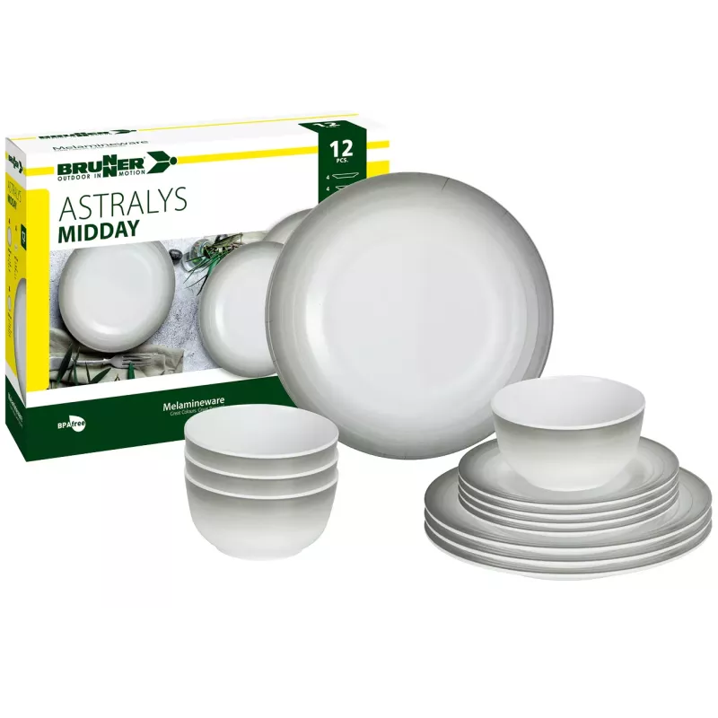 Brunner - Set stoviglie Midday Astralys 12 pz.