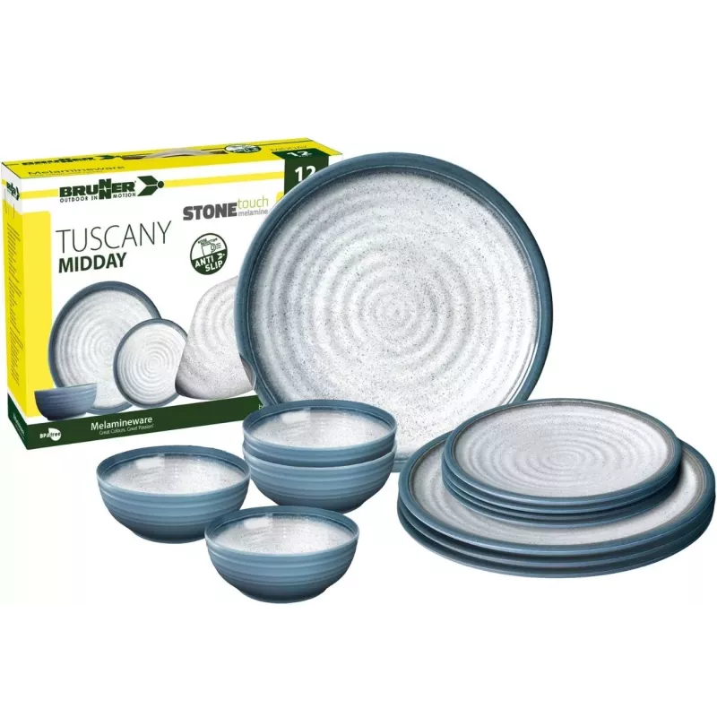 Brunner - Set stoviglie Midday Tuscany 12 pz.