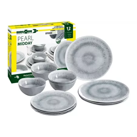 Brunner - Set stoviglie Midday Pearl 12 pz.