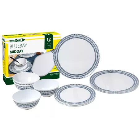 Brunner - Set stoviglie Midday Bluebay 12 pz.