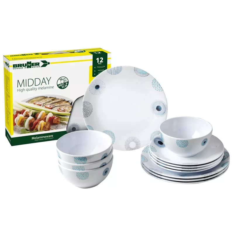 Brunner - Set stoviglie Midday Deep Sea 12 pz.