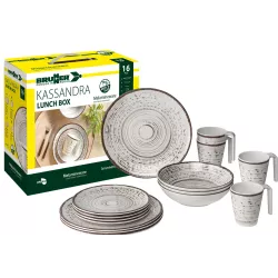 Brunner - Set di stoviglie Lunch Box Kassandra 16 pz.
