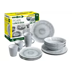 Brunner - Set di stoviglie Lunch Box Pearl 16 pz.