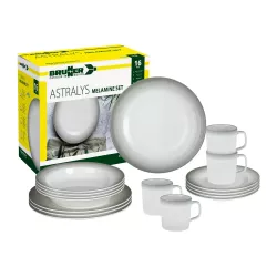Brunner - Set di stoviglie Melamine Astralys 16 pz.