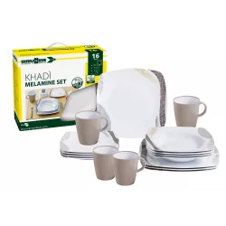 Brunner - Set di stoviglie Melamine Khadì 16 pz.