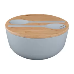 Insalatiera con posate GreenKick Grigio