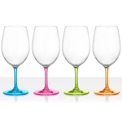 Set Bicchieri Wineglass Glamour 4 pz.